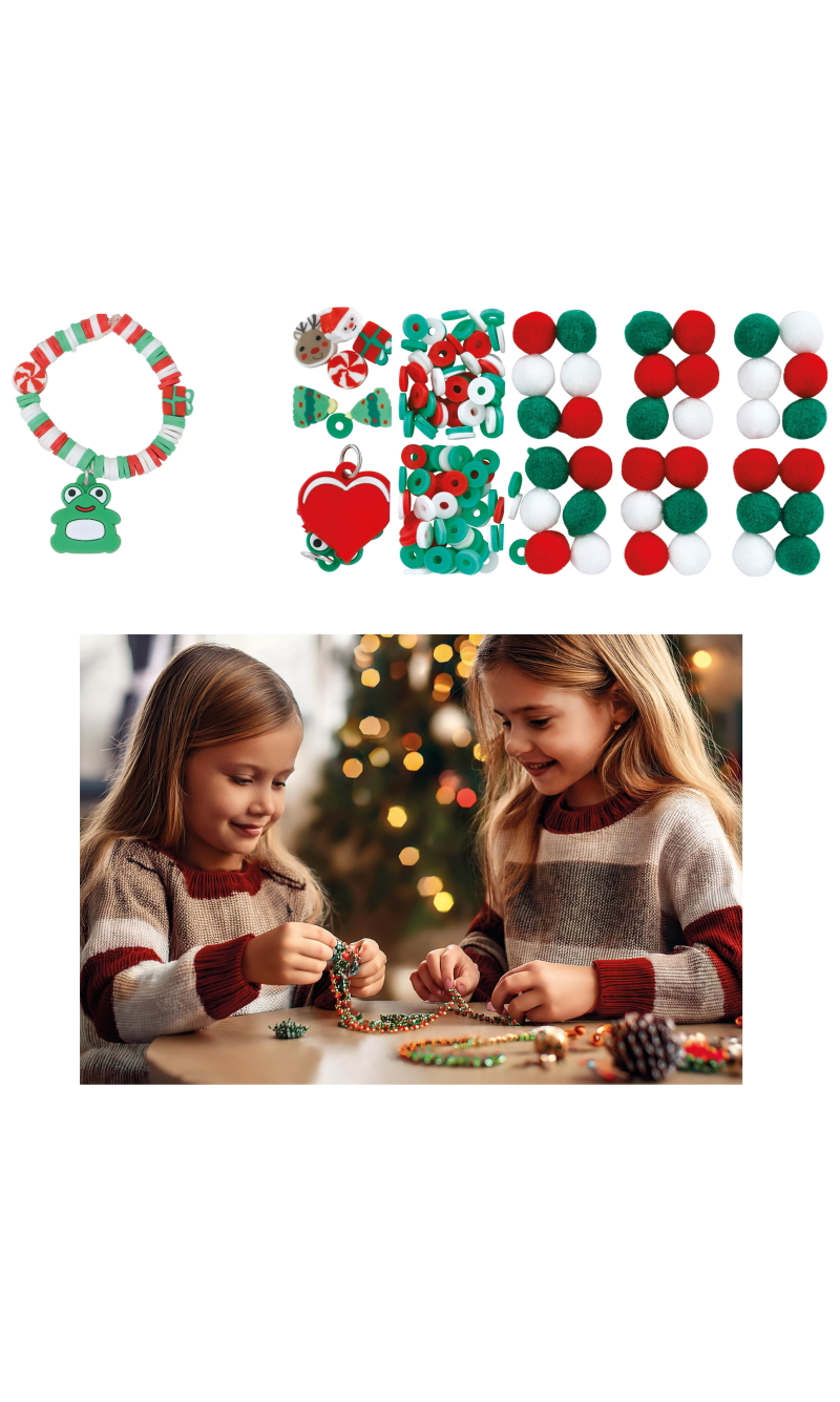Christmas Party Favor Bracelets DIY - 164pcs