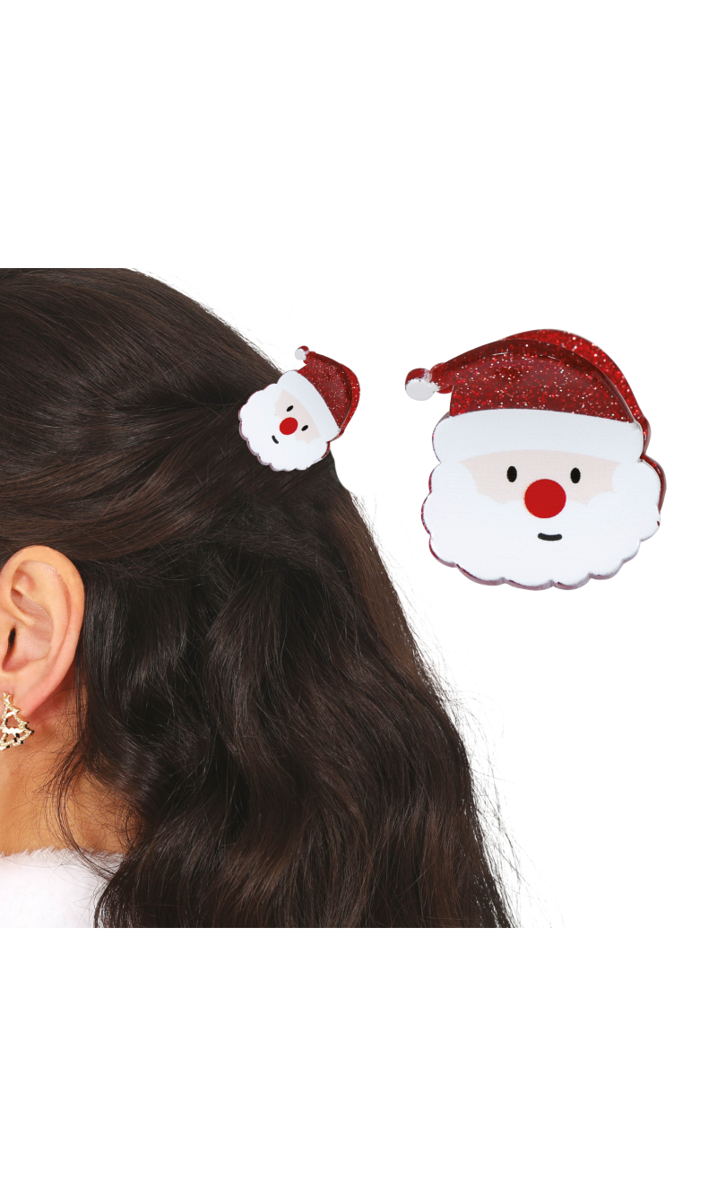 Christmas Hair Clip Santa Claus 45cm