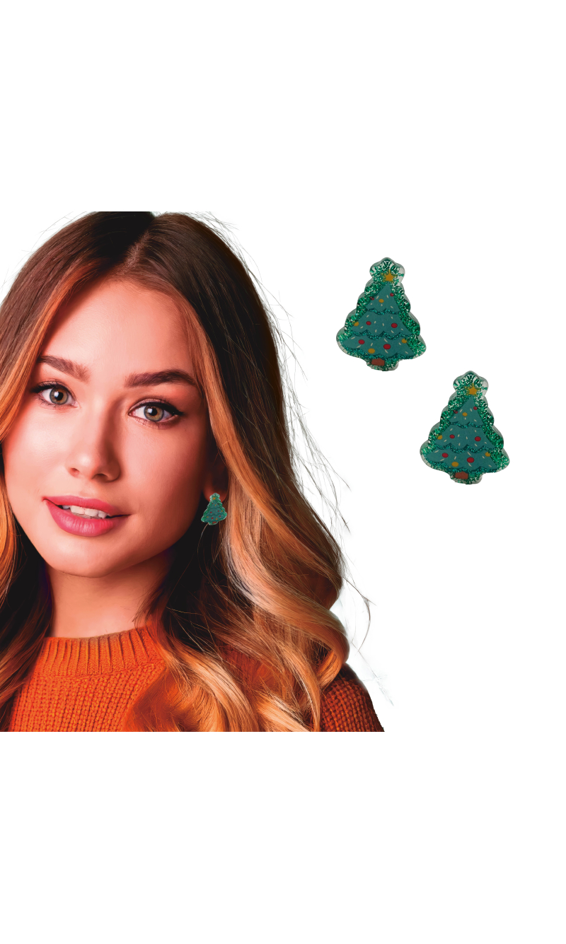 Christmas Little Tree Earrings