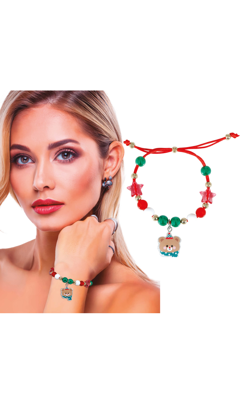 Christmas Bracelet With Bear