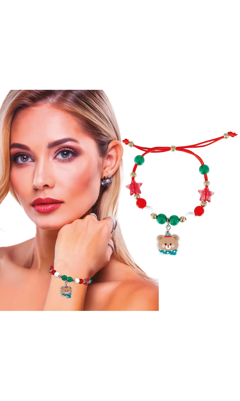 Christmas Bracelet With Bear
