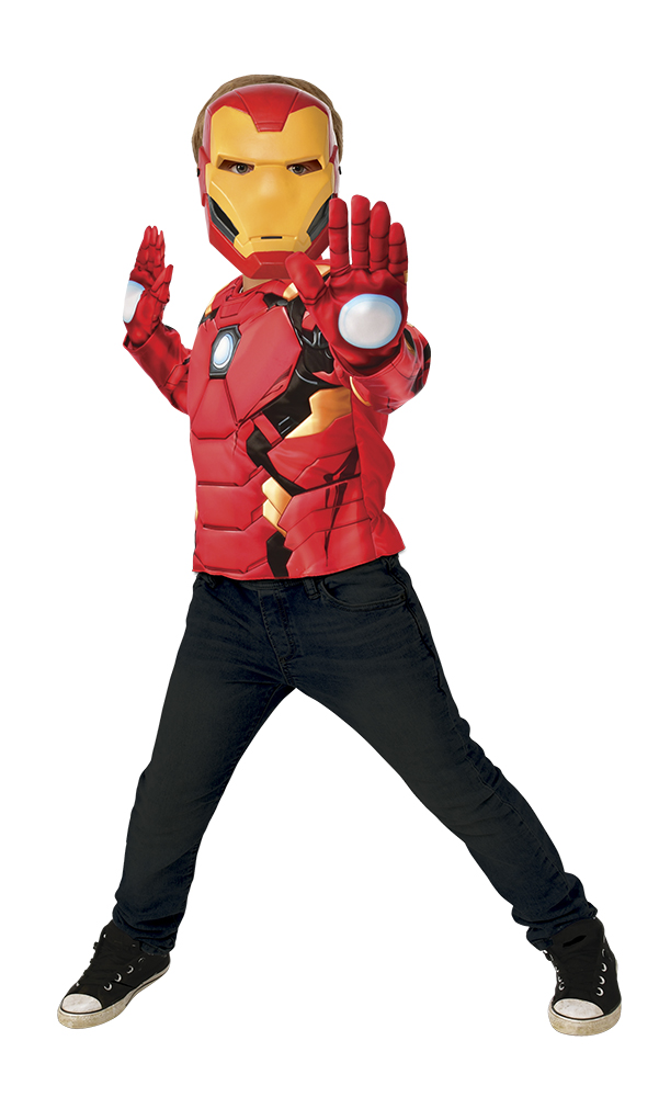 Official Licensed Iron Man Costume Set - Age 5 to 8 Years