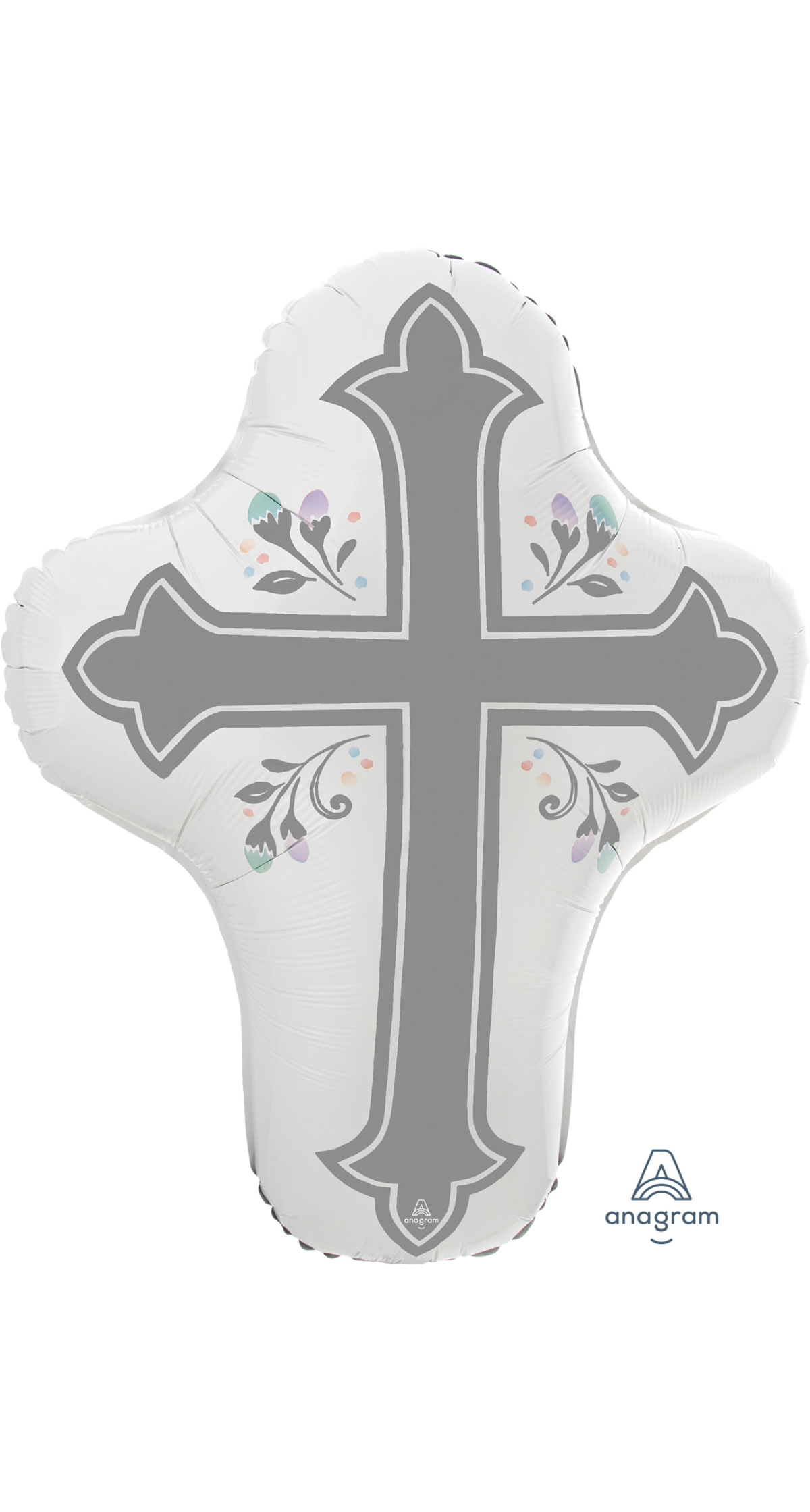 Holy Day Cross SuperShape Foil Balloon - 58 x 71cm