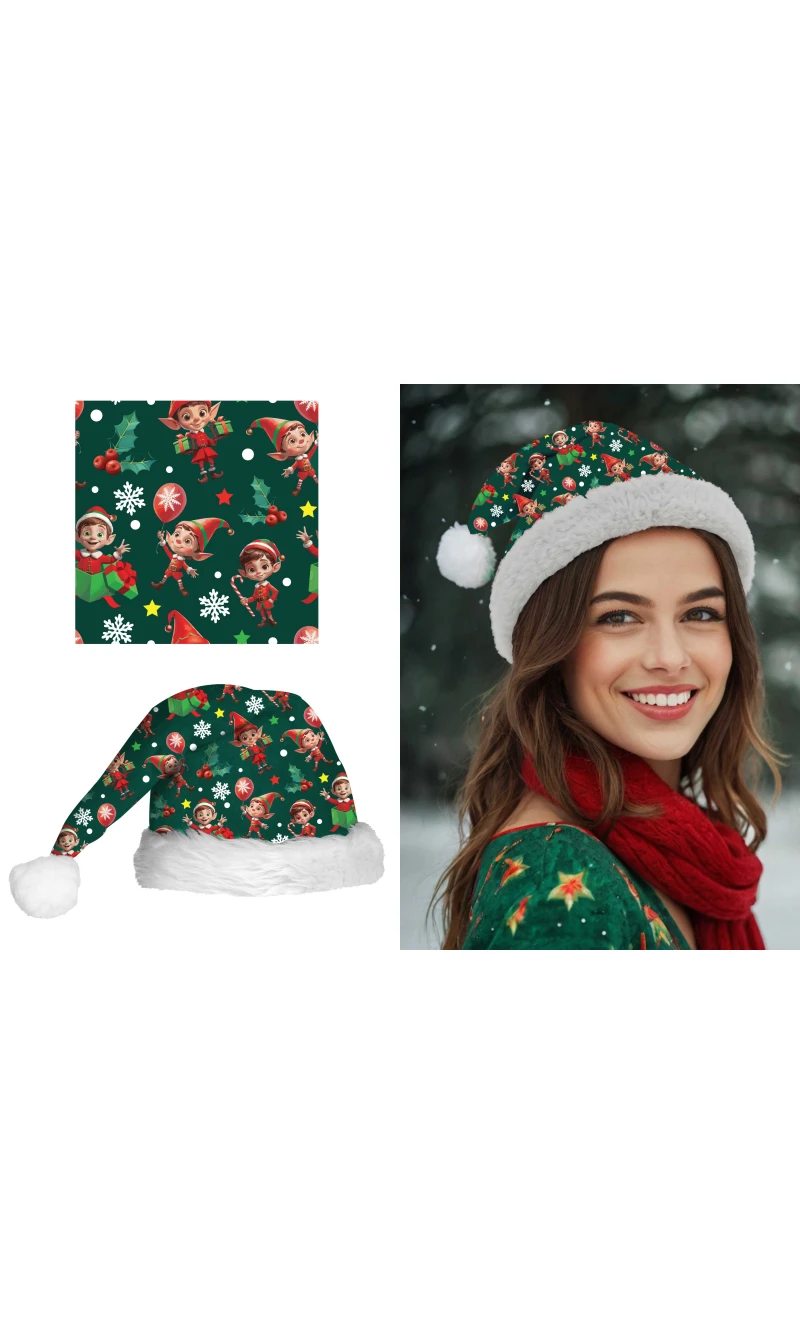 Christmas Green Hat (41406) - Adult One Size