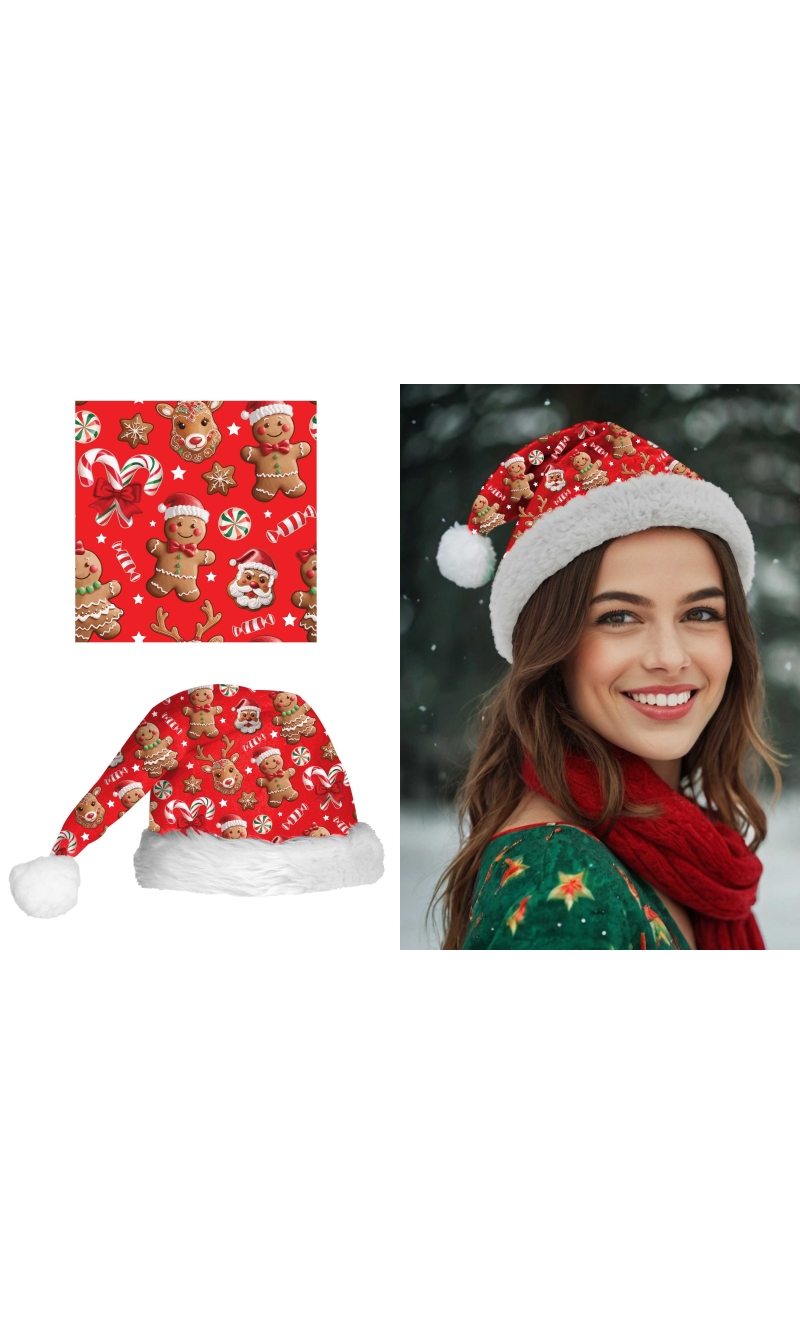 Christmas Red Hat (41407) - Adult One Size