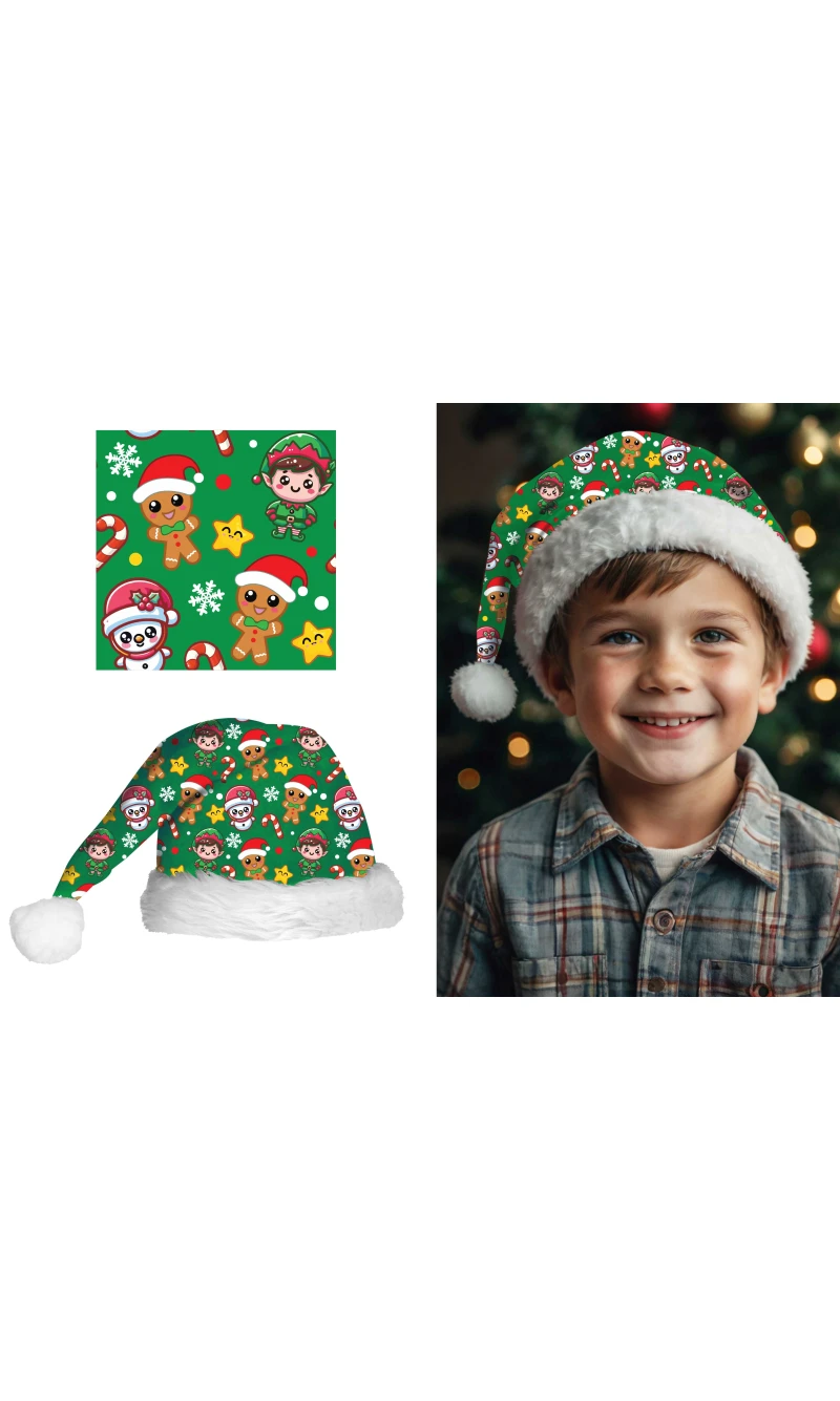 Christmas Green Hat (41416) - Child One Size