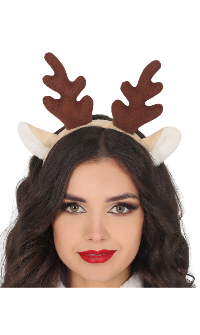 Christmas Reindeer Headband (41430) - Adult One Size