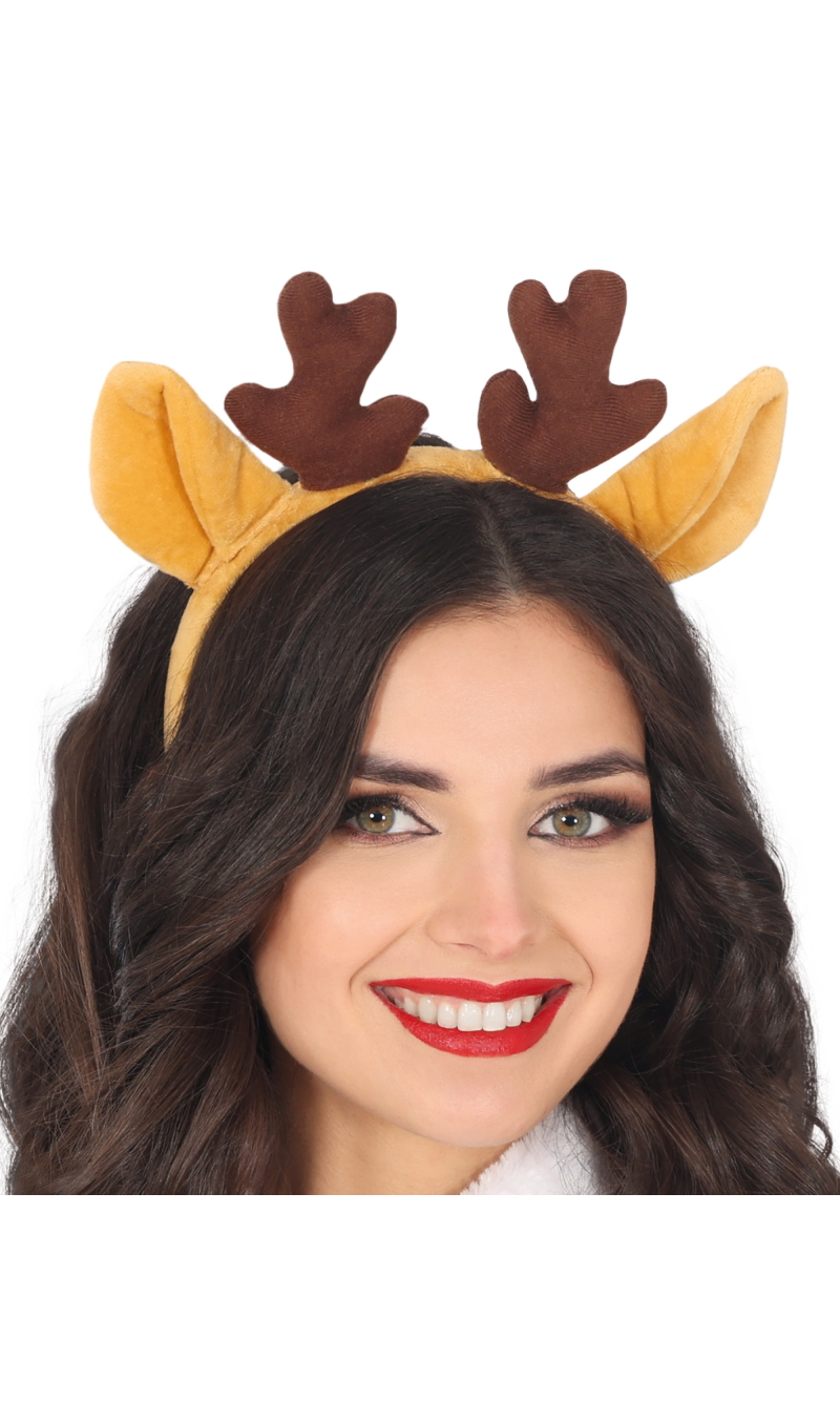 Christmas Reindeer Headband (41548) - Adult One Size