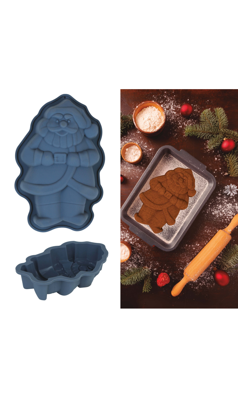 Christmas Santa Claus Cake Mold 17x12cm