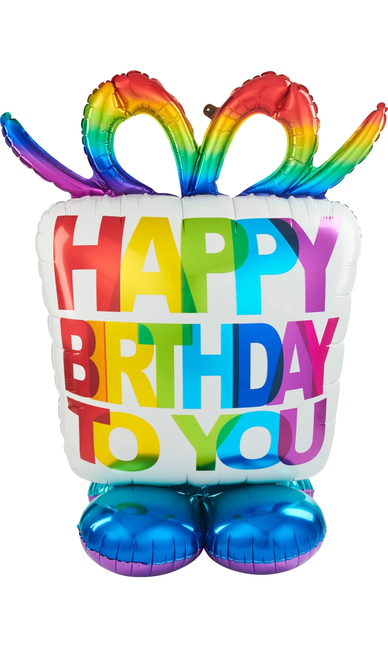 Birthday Present Airloonz Foil Balloon - 96 x 127cm