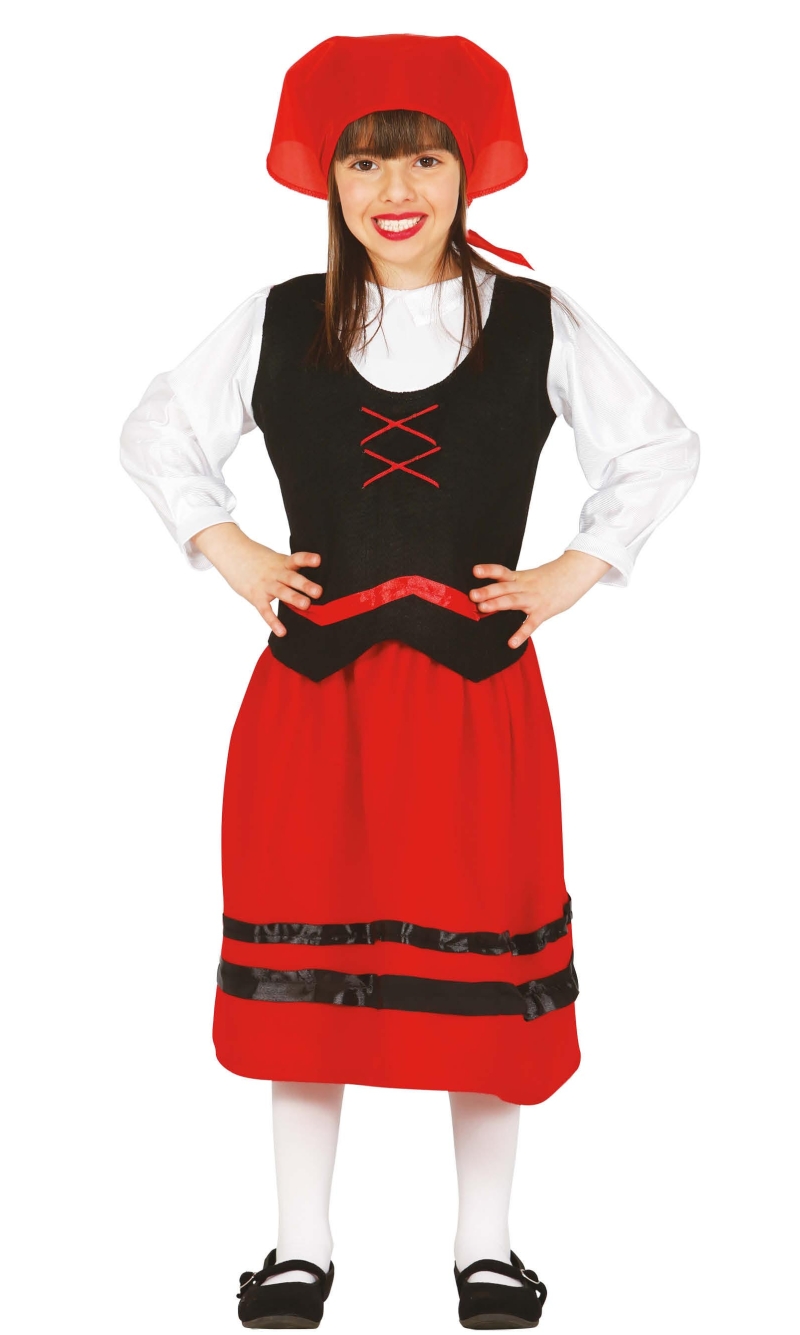 Shepherd Innkeeper Traditional Maltese Costume - Age 7 to 9 Years
