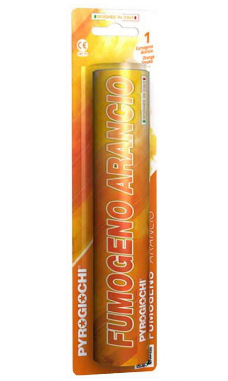Coloured Smoke Bomb Flare - Orange