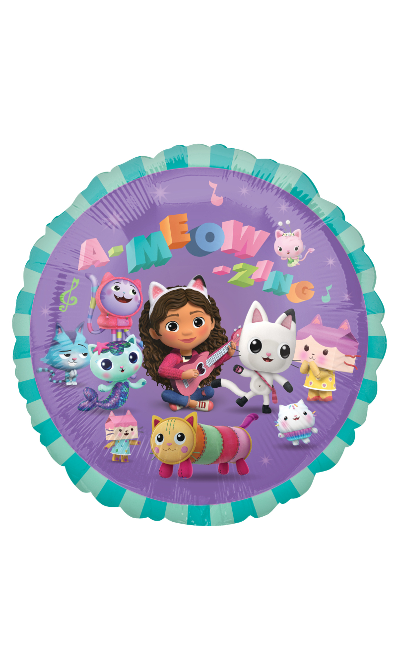 Gabby's Dollhouse Standard Circle Foil Balloon 17" (42cm)