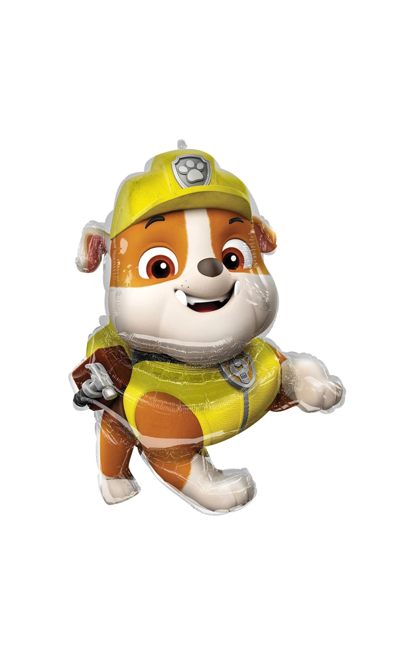 Paw Patrol Rubble SuperShape Foil Balloon - 81cm x 64cm