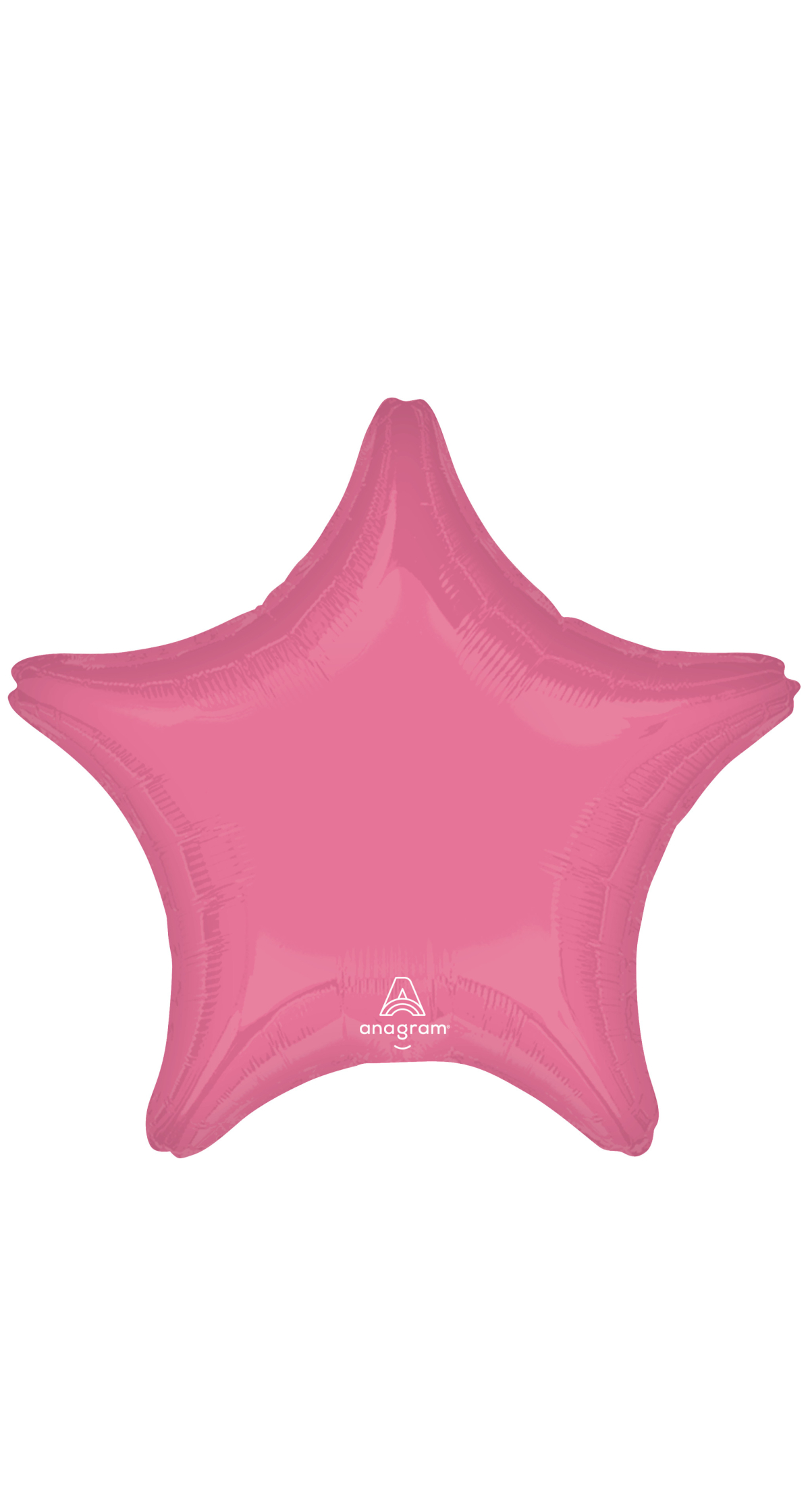 Vibrant Pink Standard Star Foil Balloon 17" (42cm)