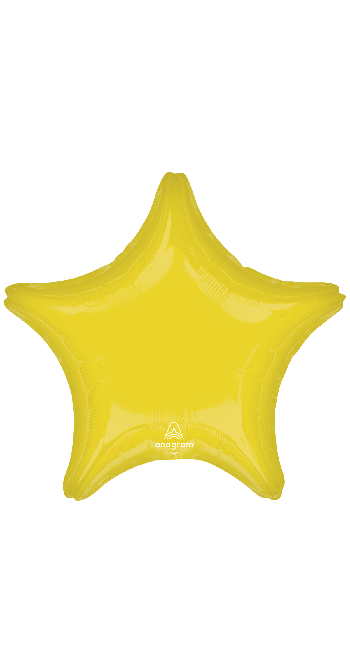 Vibrant Yellow Standard Star Foil Balloon 17" (42cm)