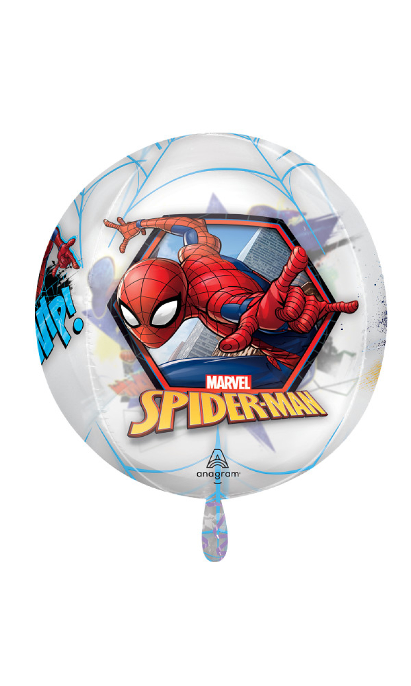 Spiderman Orbz Foil Balloon - 38 x 40cm