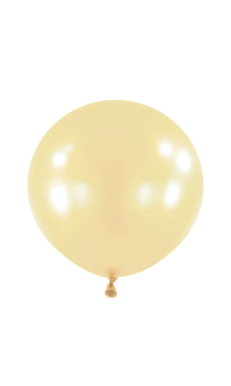 Anagram Latex Balloon - Fashion Sand  24" RND - 1pc