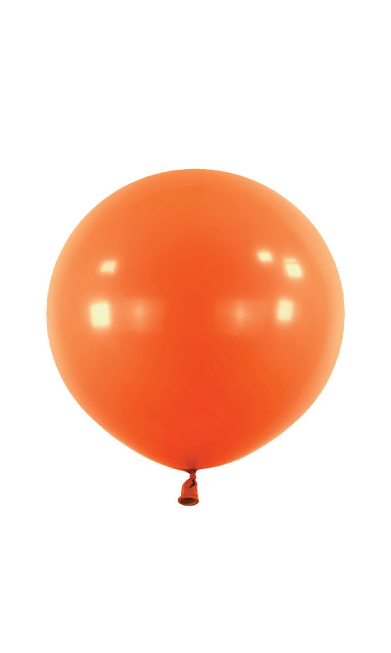 Anagram Latex Balloon - Fashion Orange Peel  24" RND - 4pcs