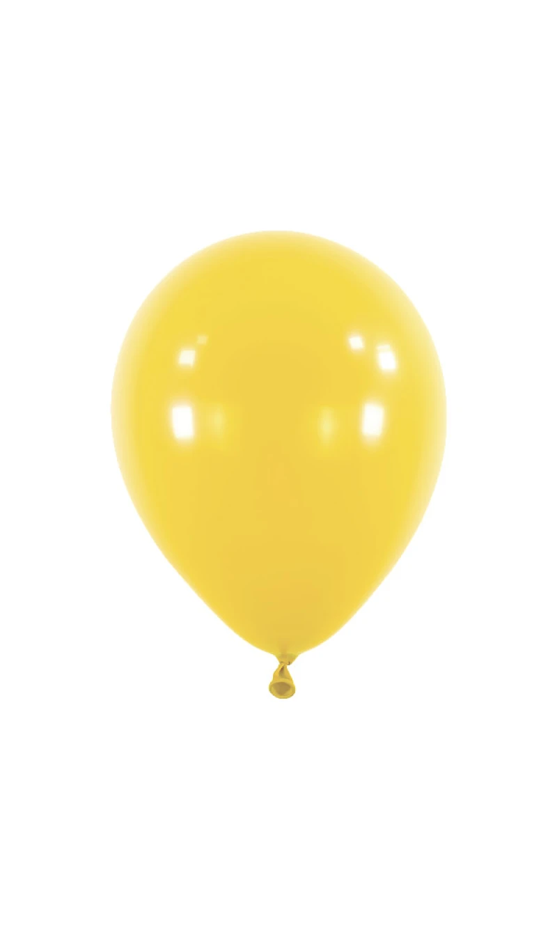 Anagram Latex Balloon - Fashion Mustard  5" RND - 100pcs