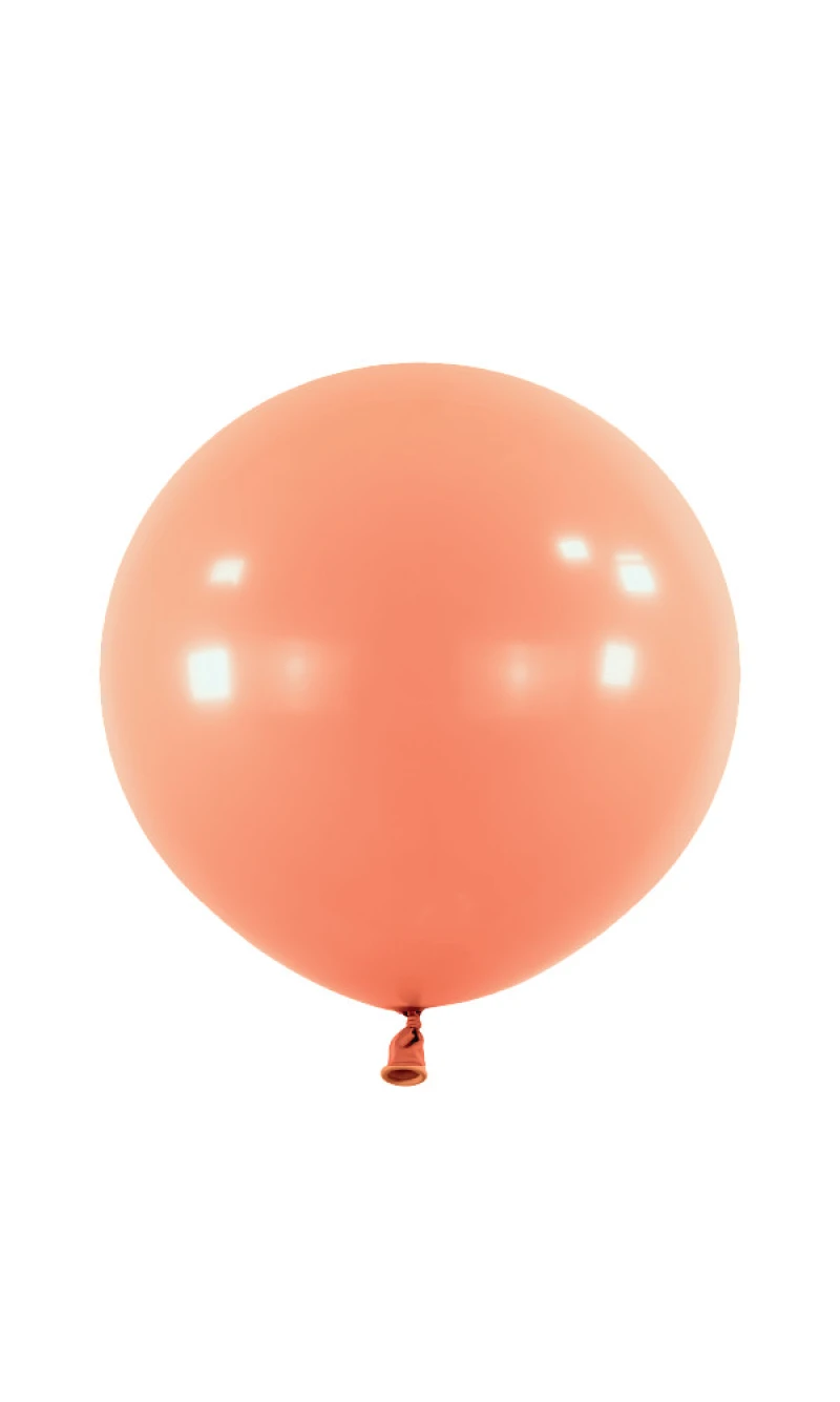 Anagram Latex Balloon - Fashion Coral  24" RND - 4pcs