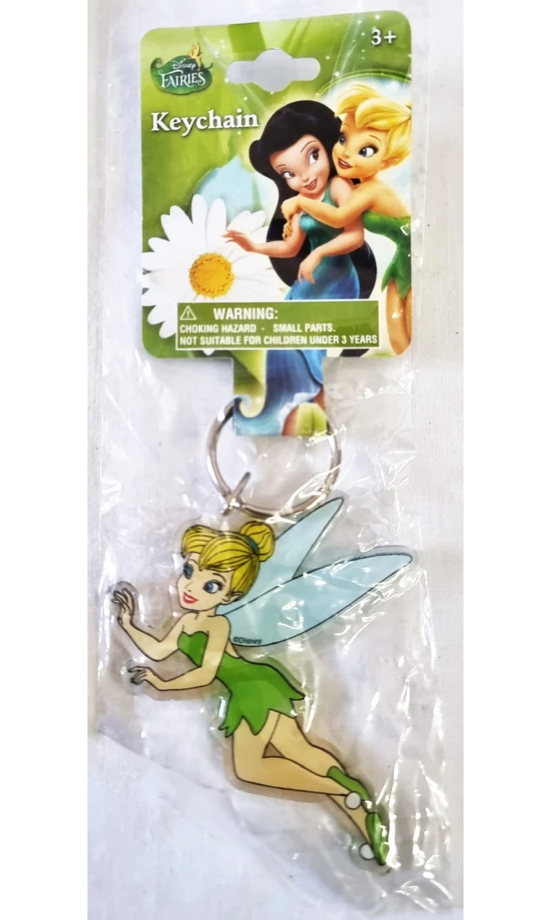 Tinker Bell Plastic Keychain - 7.5x6cm