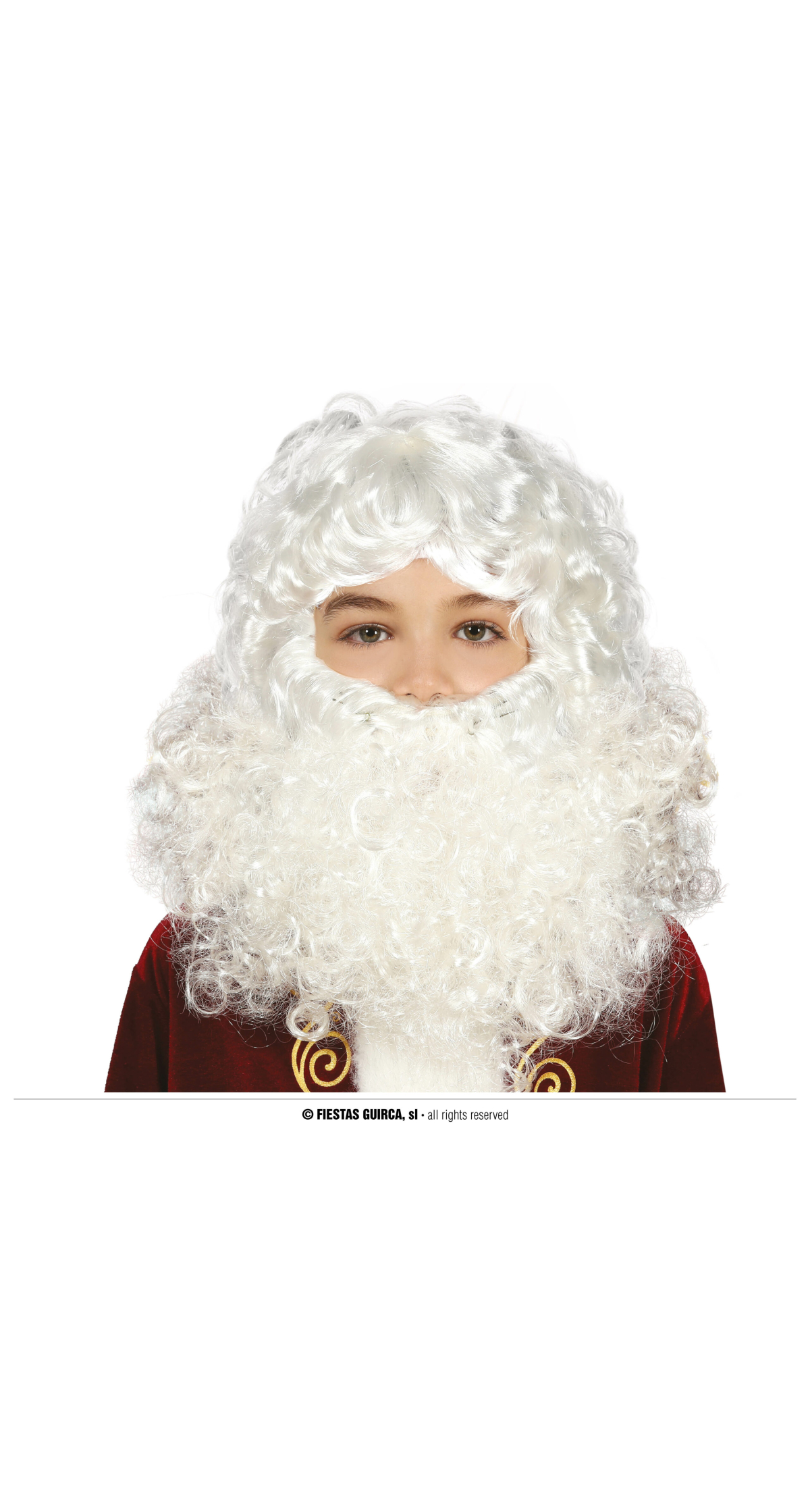 Santa Claus Wig & Beard - Child One Size