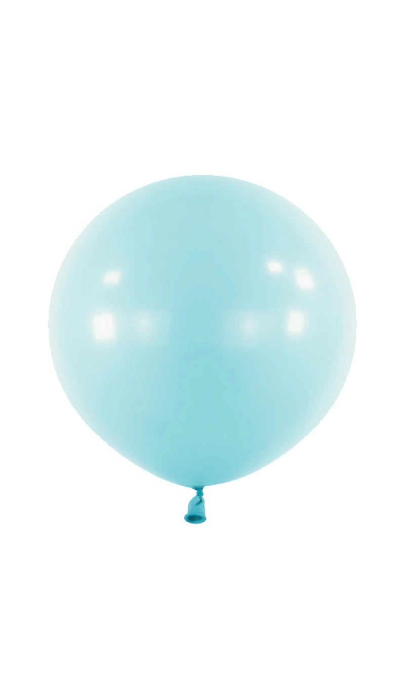 Anagram Latex Balloon - Standard Pastel Blue  24" RND - 1pc
