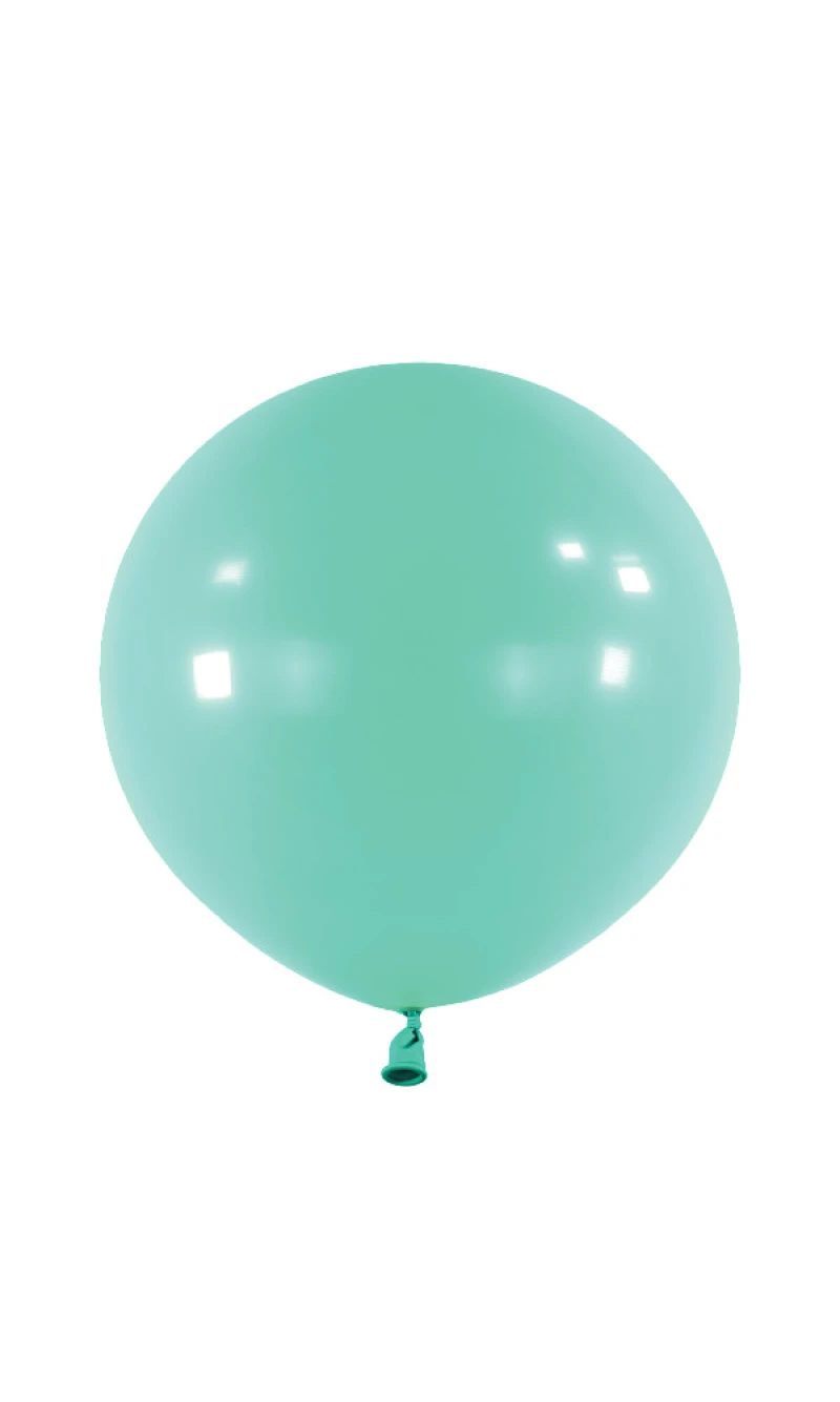 Anagram Latex Balloon - Fashion Robins Egg Blue  24" RND - 4pcs