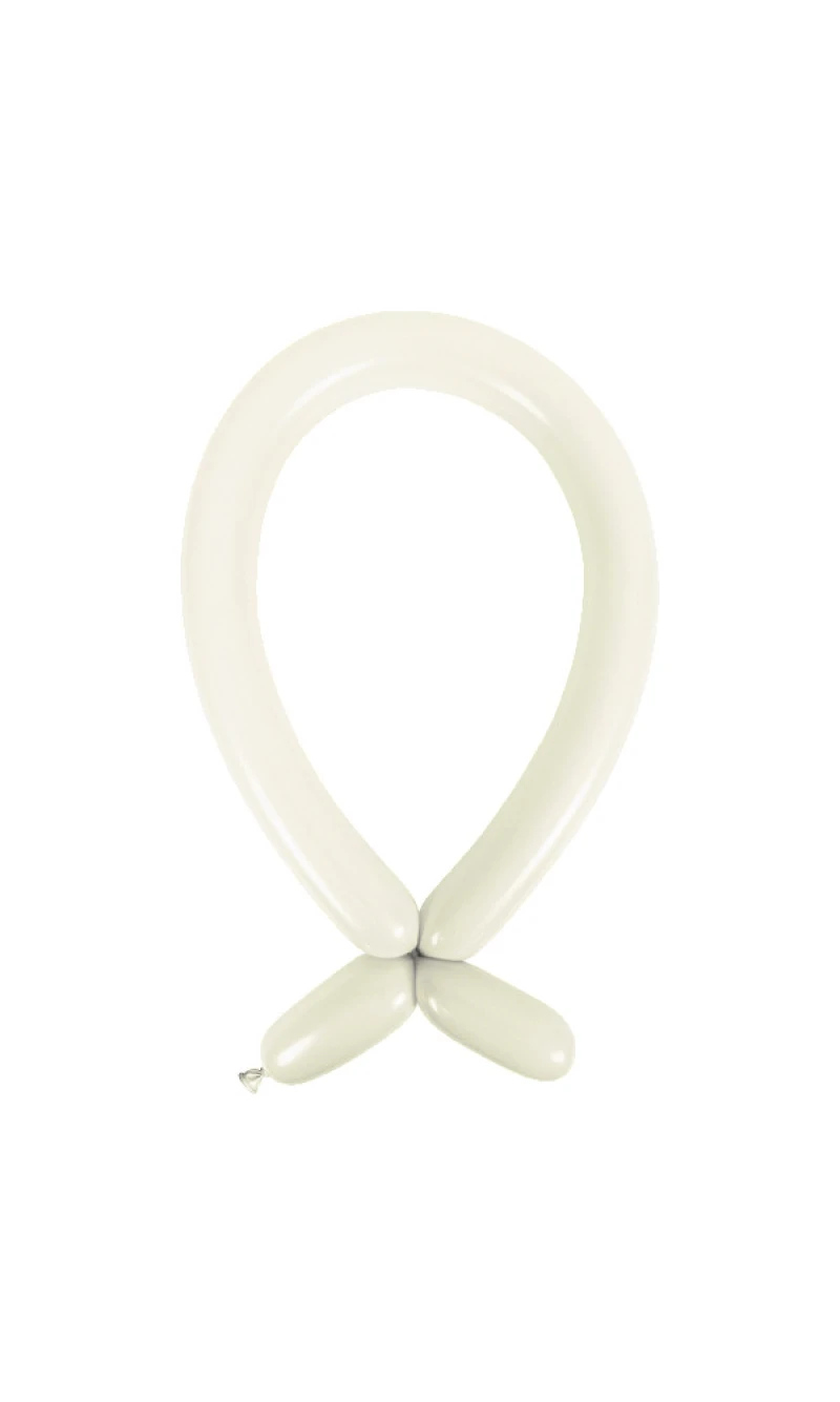 Anagram Modelling Balloon - Standard Frosty White  260 - 100pcs