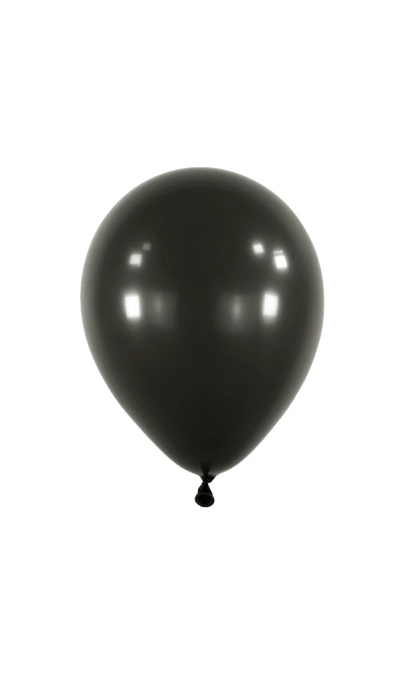 Anagram Latex Balloon - Fashion Jet Black 11" RND - 50pcs