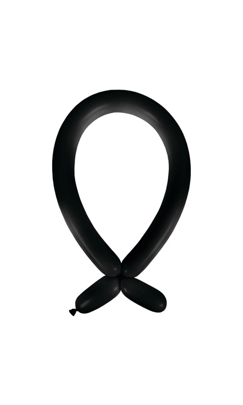 Anagram Modelling Balloon - Fashion Jet Black  260 - 100pcs