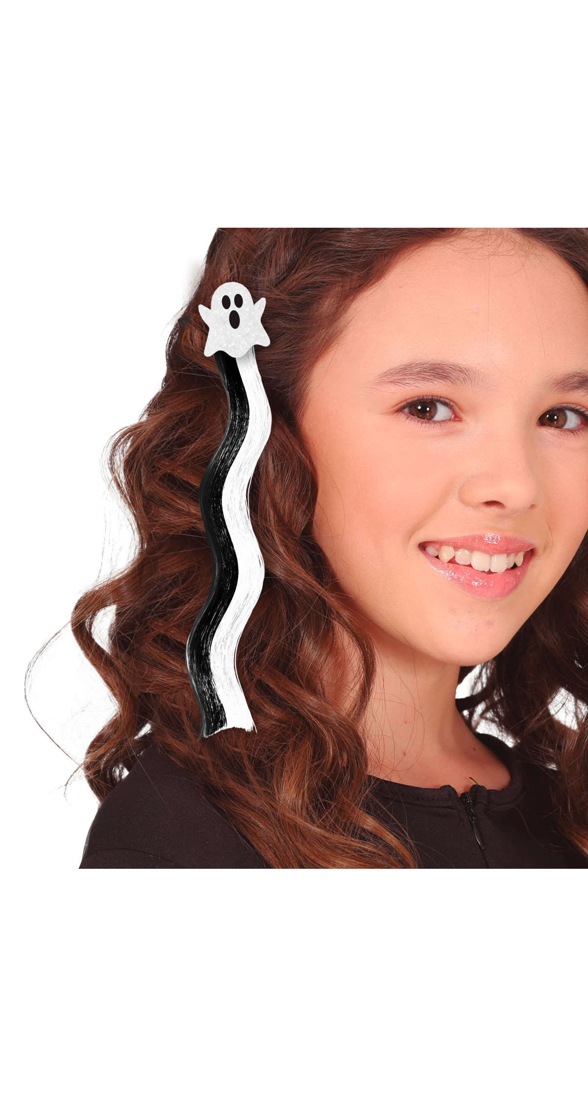 Halloween Black & White Ghost Hair Tuft