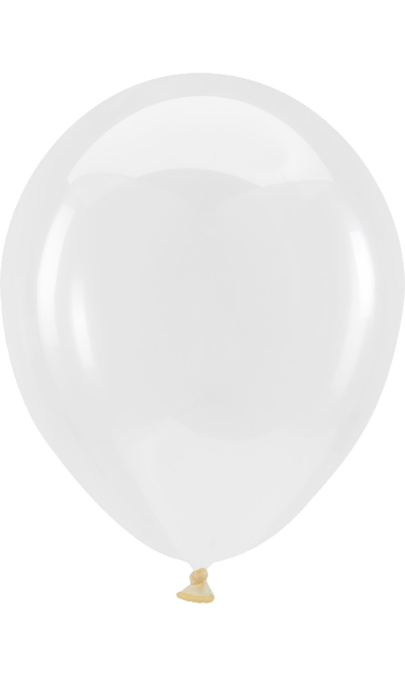Anagram Latex Balloon - Crystal Clearz™ Clear  11" RND - 50pcs