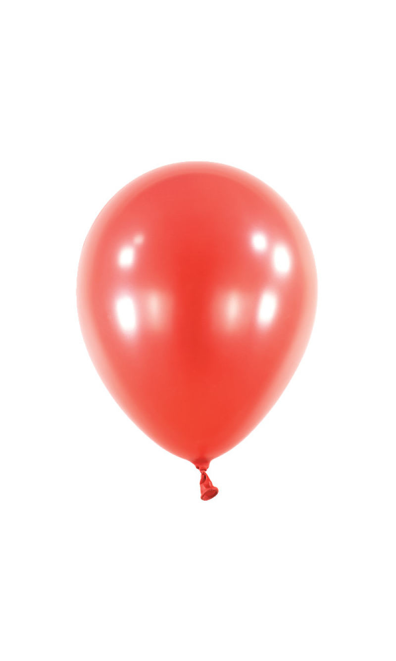 Anagram Latex Balloon - Metallic Apple Red  11" RND - 50pcs