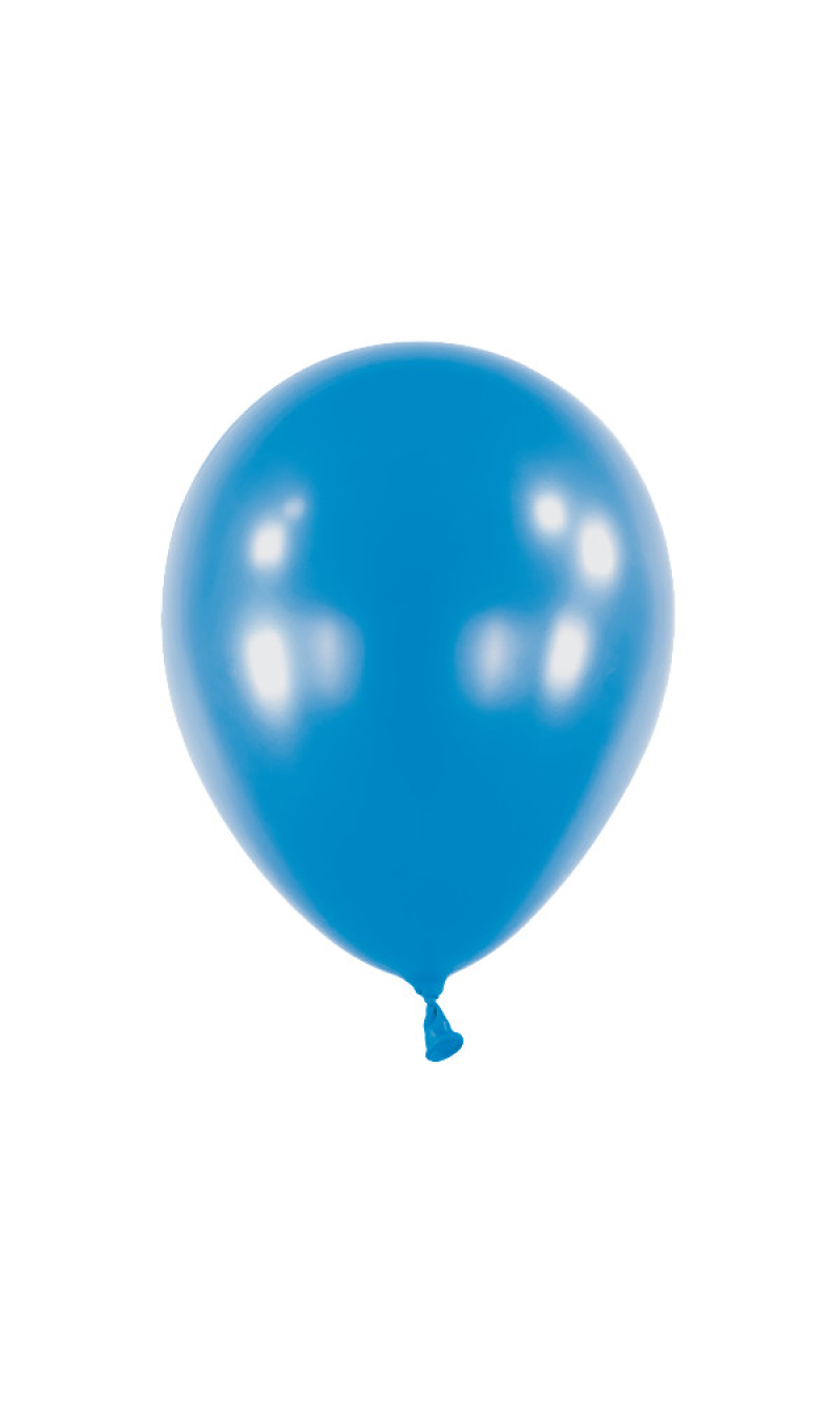 Anagram Latex Balloon - Metallic Bright Royal Blue  11" RND - 50pcs