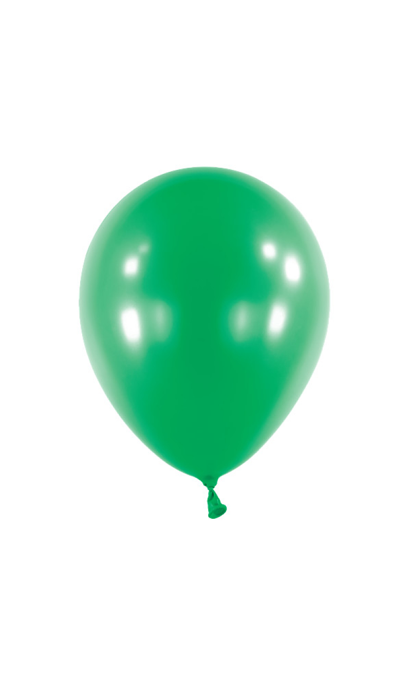 Anagram Latex Balloon - Metallic Festive Green 11" RND - 50pcs