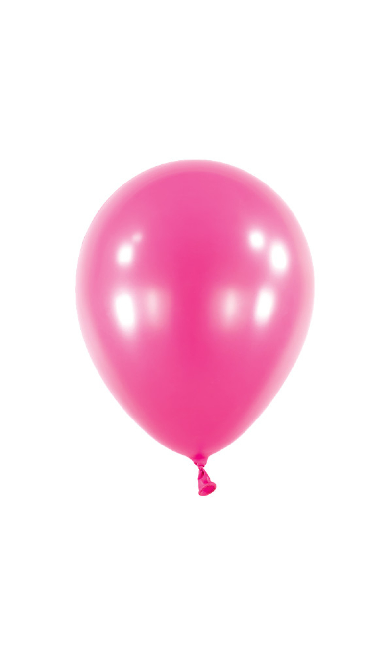 Anagram Latex Balloon - Metallic Hot Pink 11" RND - 50pcs