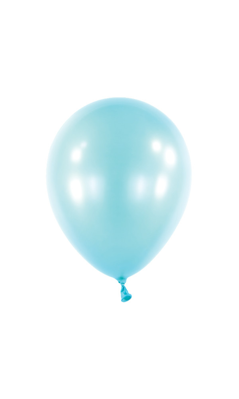 Anagram Latex Balloon - Pearl Pastel Blue  11" RND - 50pcs