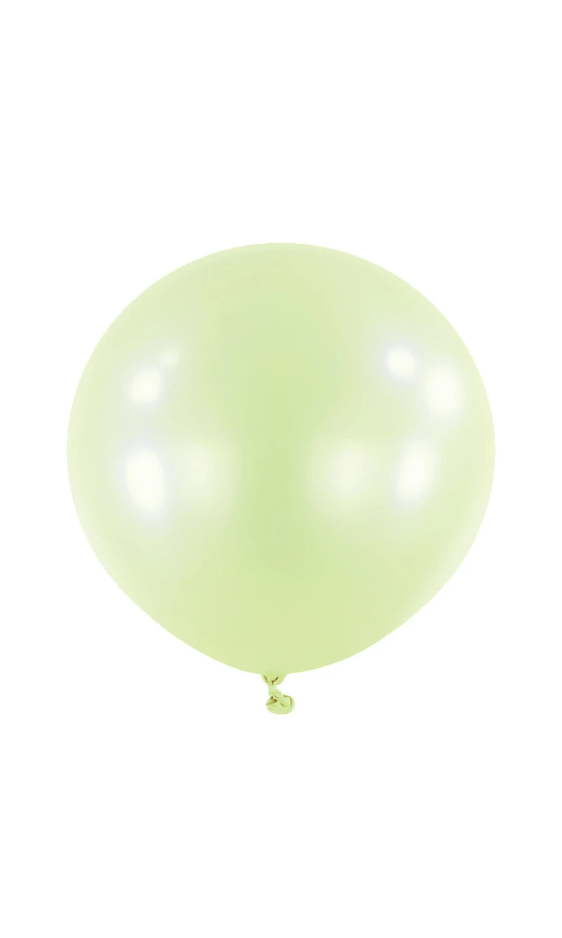 Anagram Latex Balloon - Macaron Honey Dew 24" RND - 4pcs