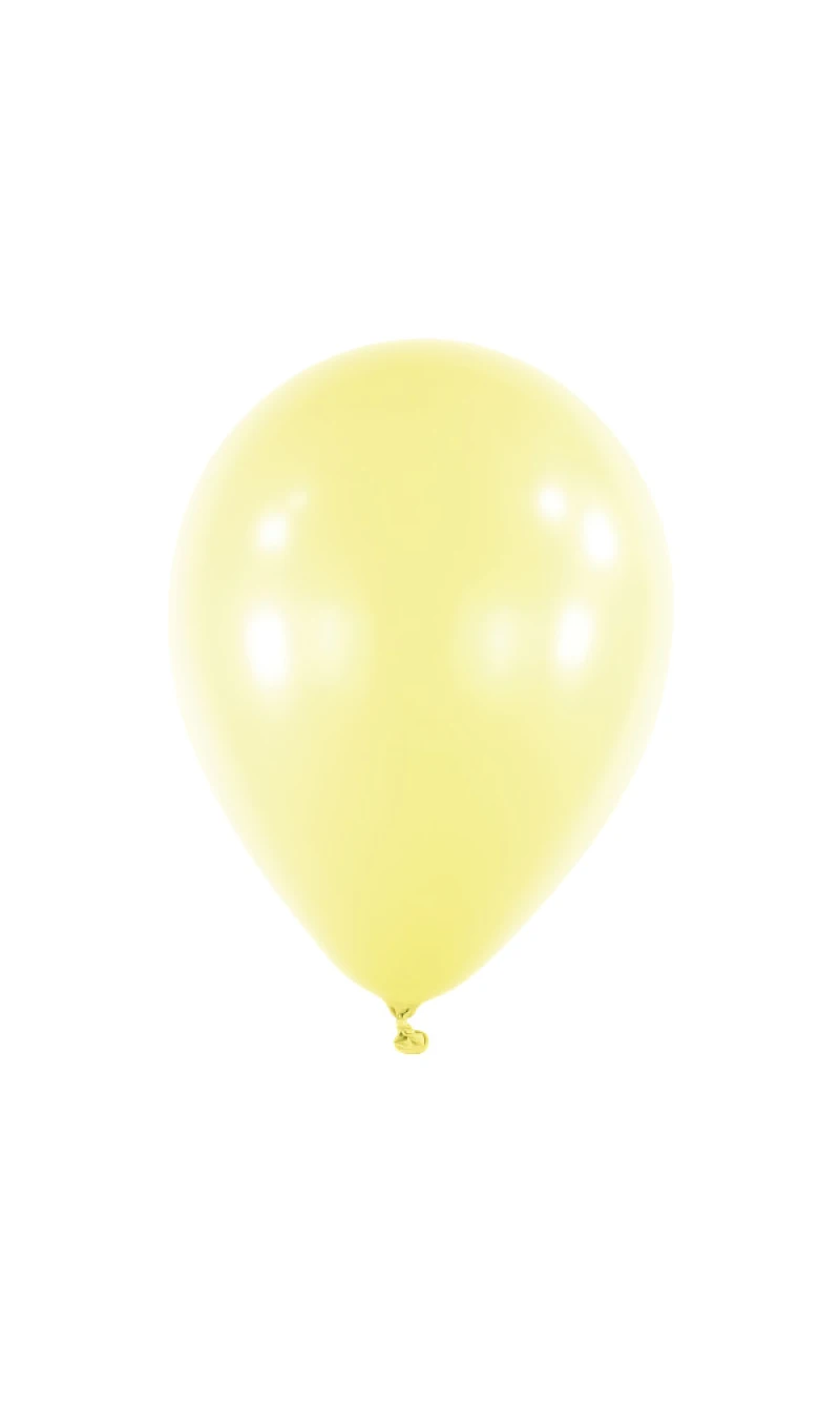 Anagram Latex Balloon - Macaron Lemon  5" RND - 100pcs