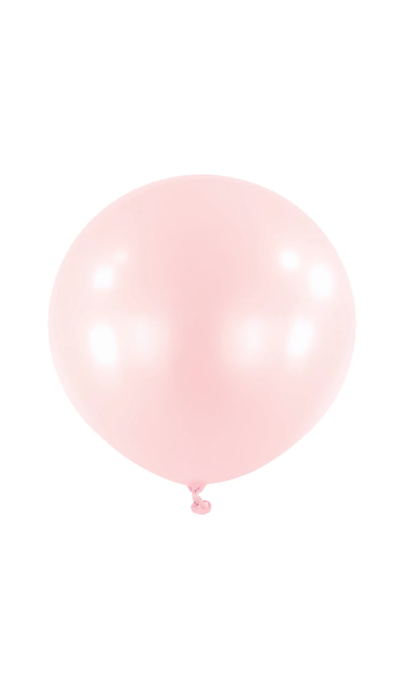 Anagram Latex Balloon - Macaron Pink Rose 24" RND - 4pcs