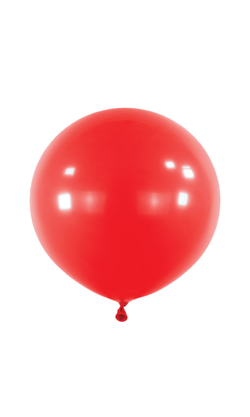 Anagram Latex Balloon - Standard Apple Red  24" RND - 1pc