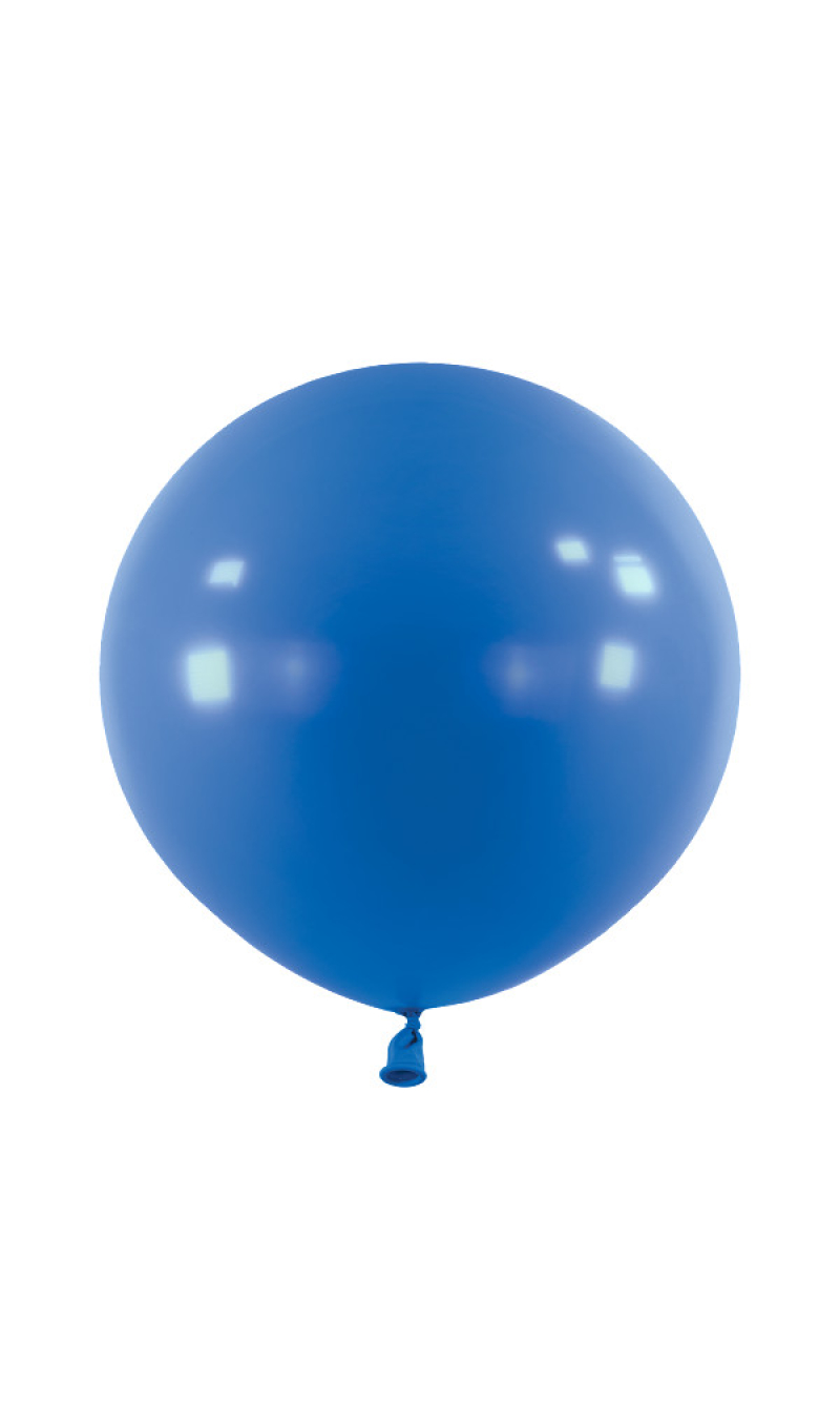 Anagram Latex Balloon - Fashion Ocean Blue 24" RND - 1pc