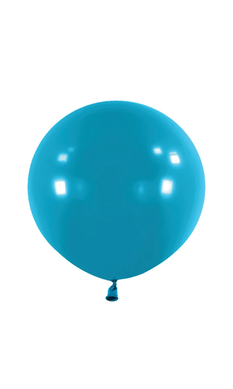 Anagram Latex Balloon - Fashion Tranquil Blue  24" RND - 4pcs