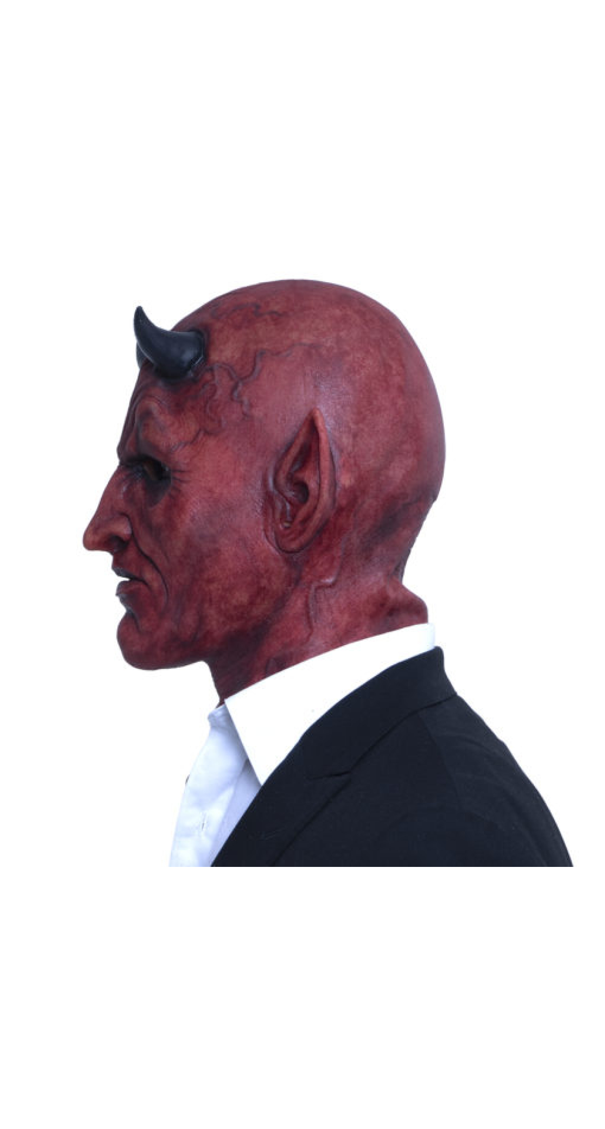 Licensed Lucifer (Ghoulish) Hyper Latex Mask - Adult One Size - Image 5