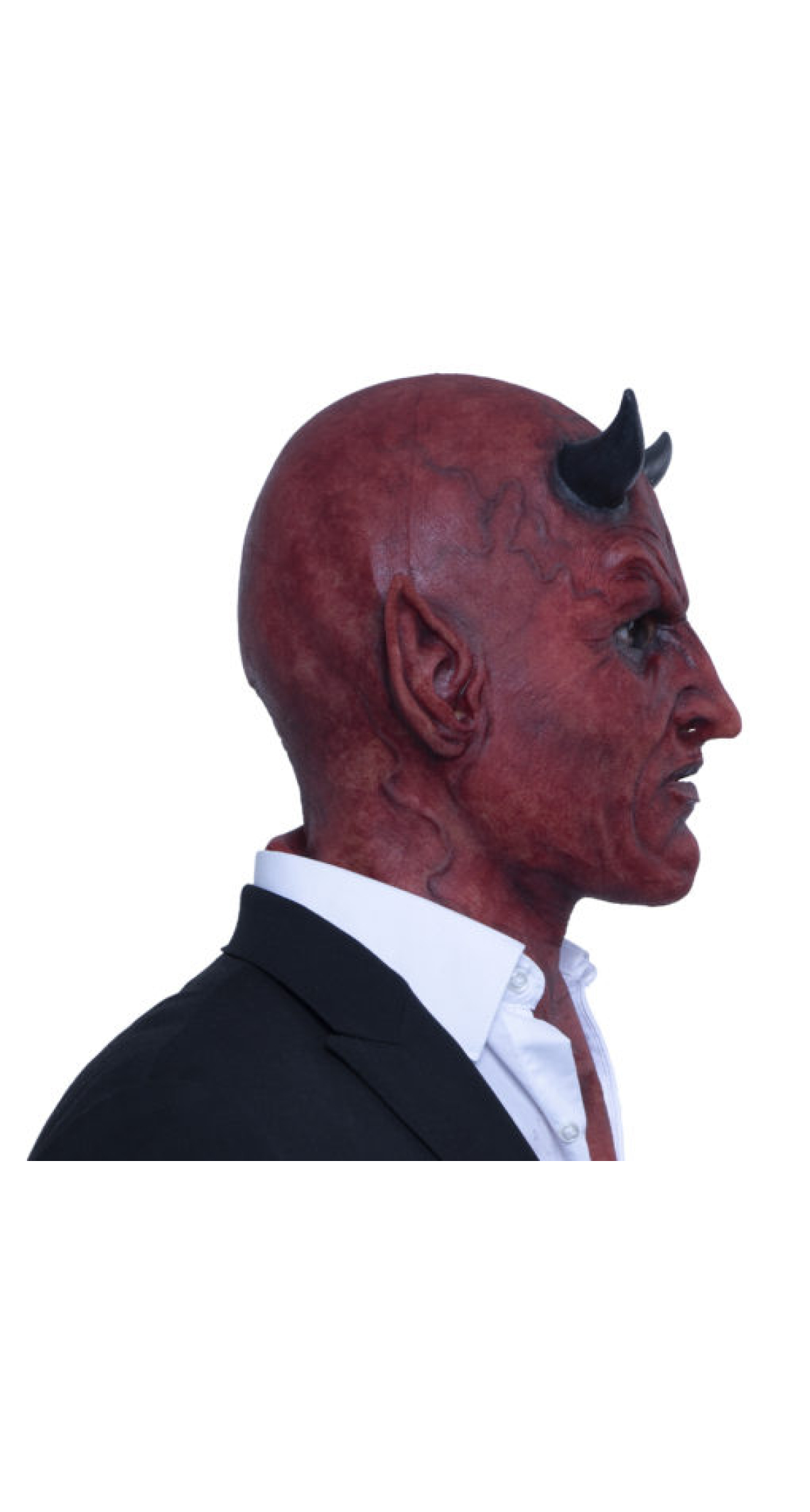 Licensed Lucifer (Ghoulish) Hyper Latex Mask - Adult One Size - Image 4