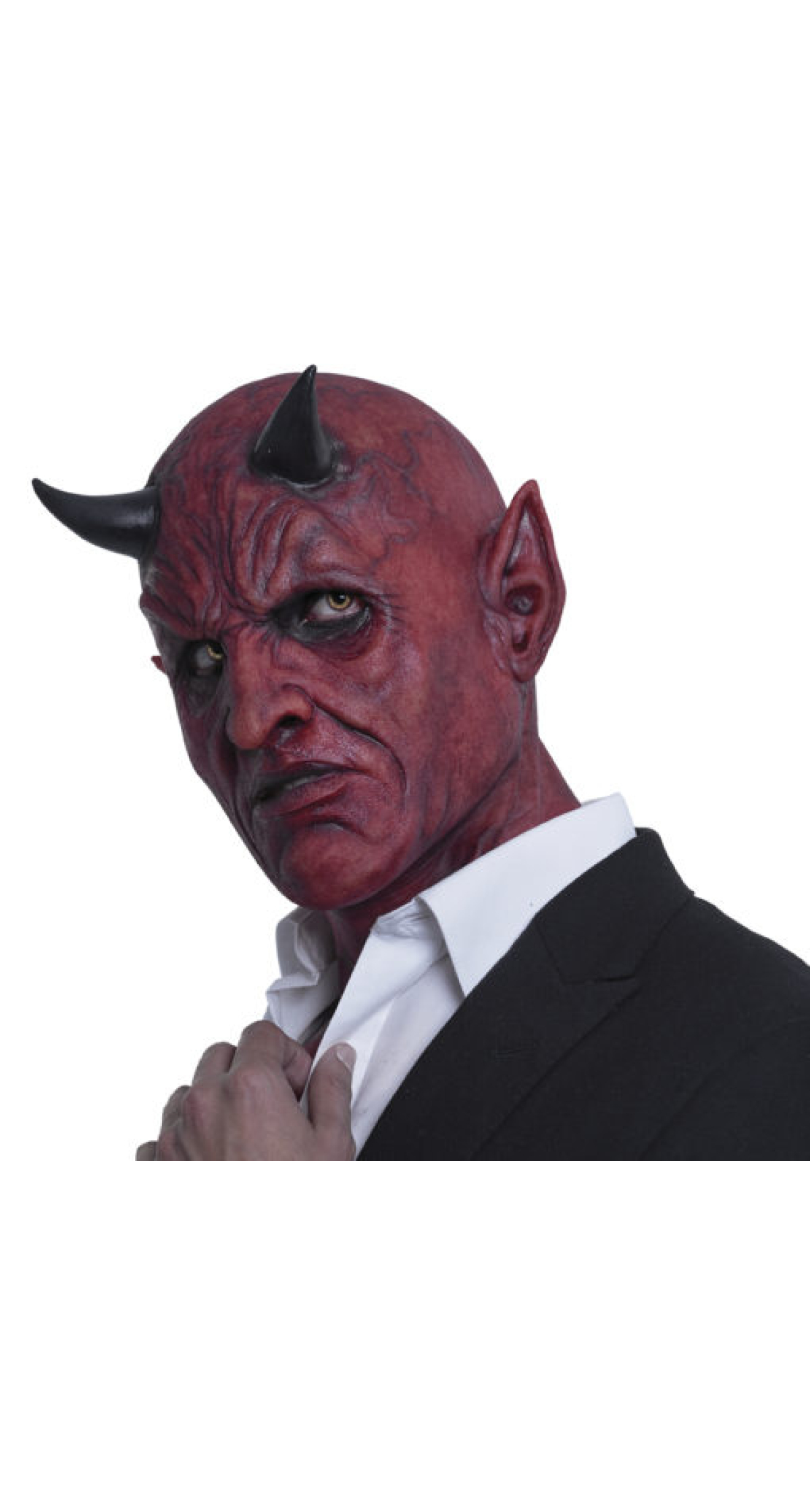 Licensed Lucifer (Ghoulish) Hyper Latex Mask - Adult One Size - Image 3