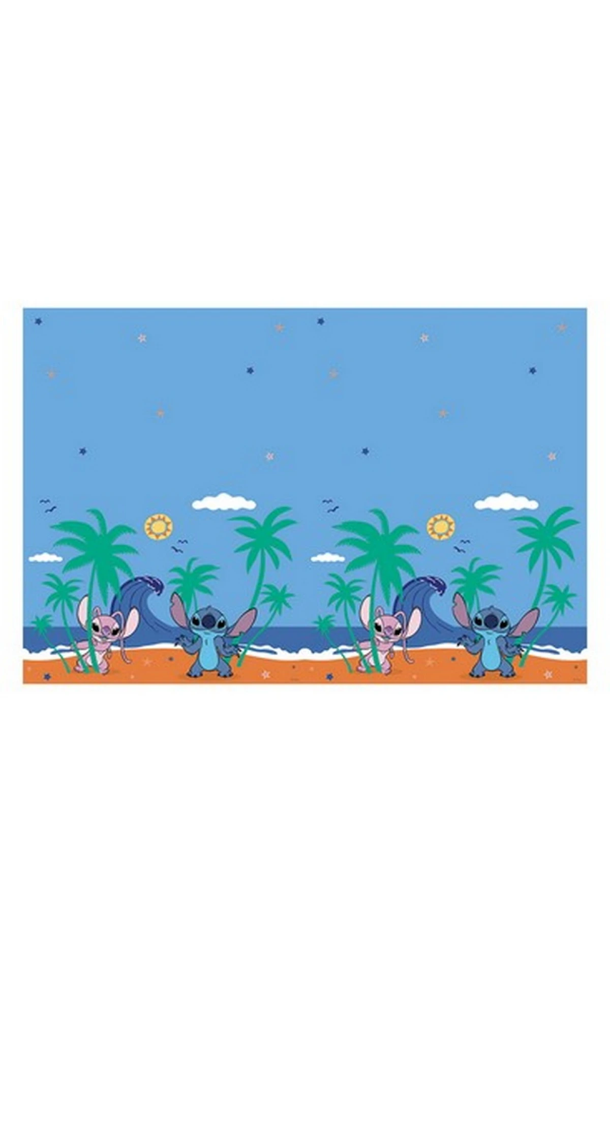 Stitch Party Plastic Tablecover 120x180cm