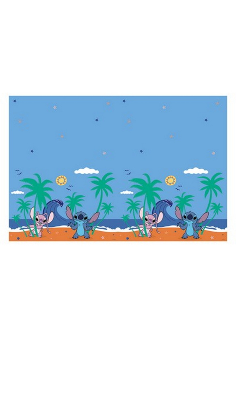 Stitch Party Plastic Tablecover 120x180cm